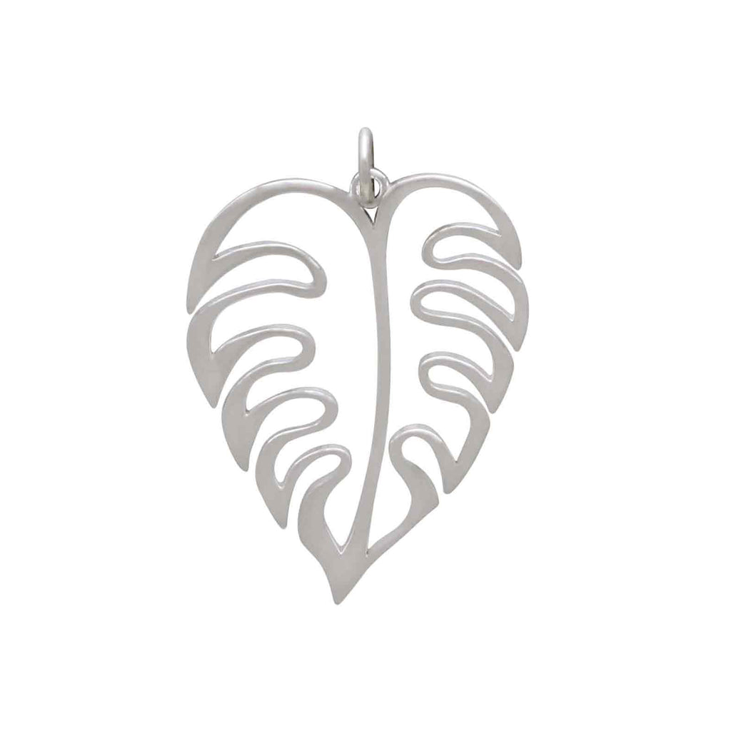 Openwork Monstera Pendant-1884