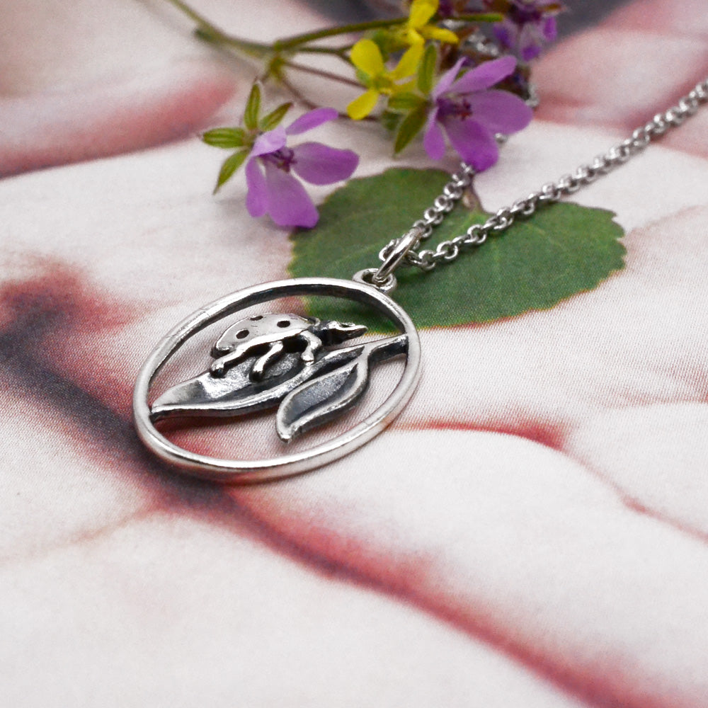 Ladybug Necklace-C126