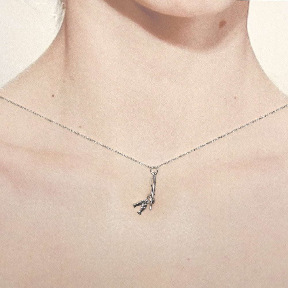 Fishing Pole with Fish Charm-304
