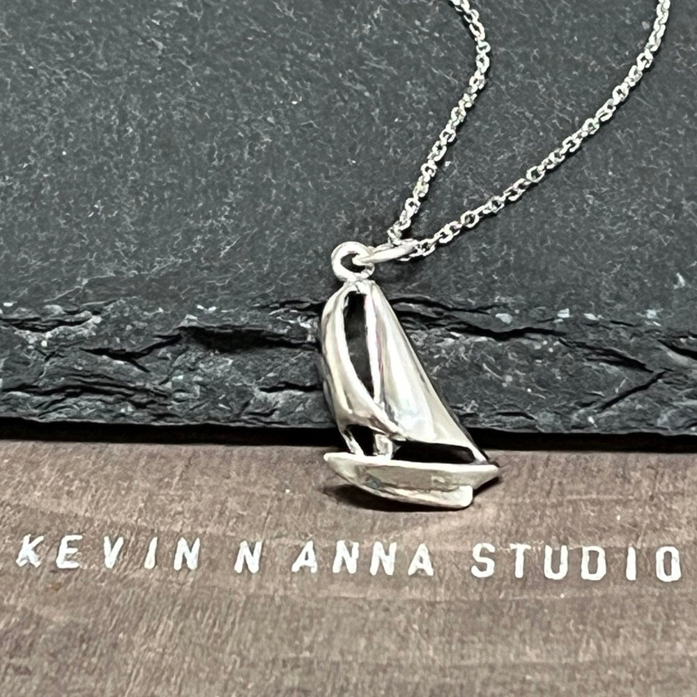Sailboat Necklace-383