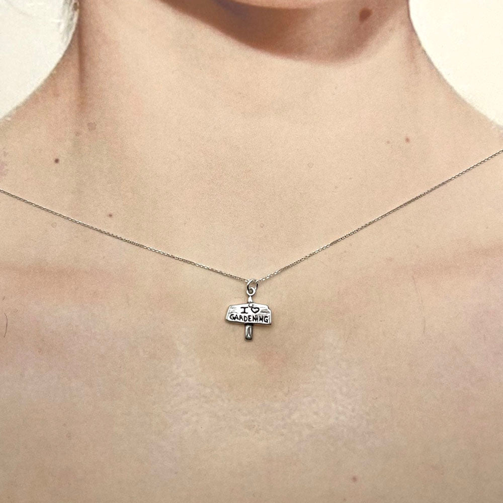 Gardening Sign Necklace-42811