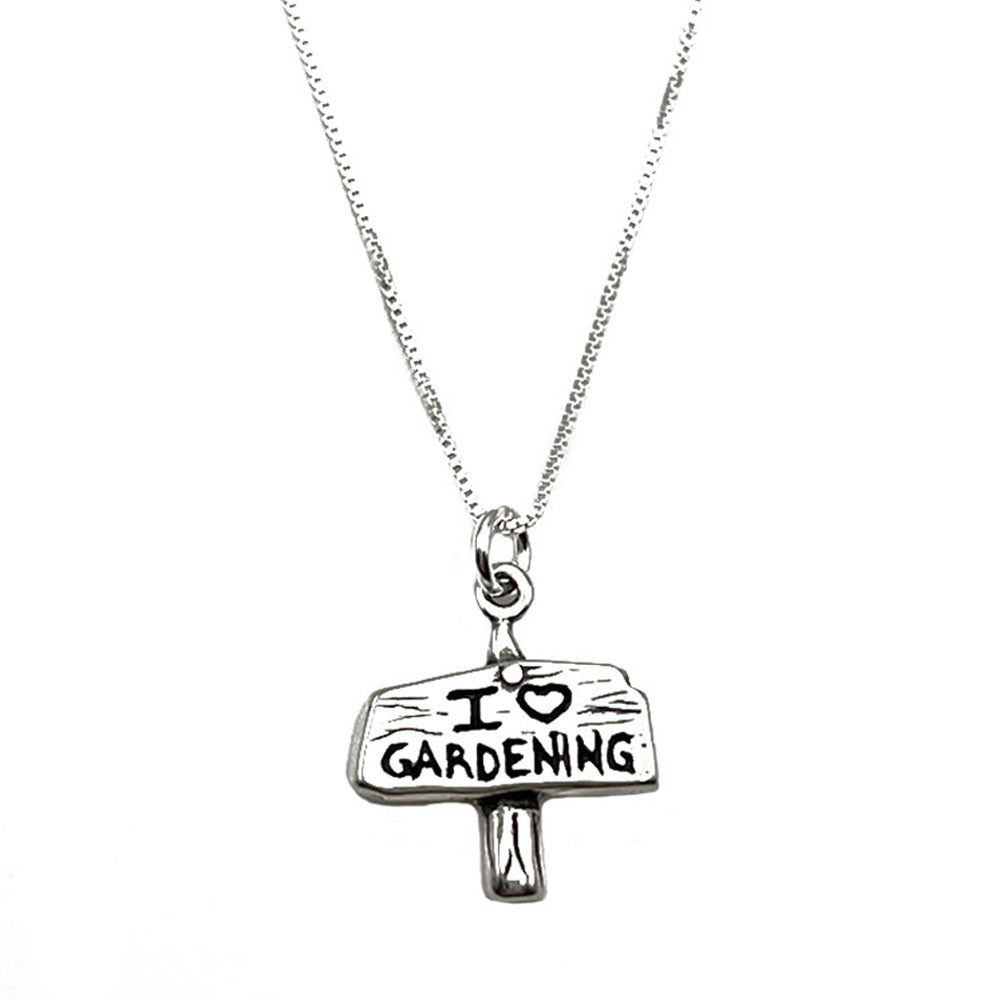 Gardening Sign Necklace-42811