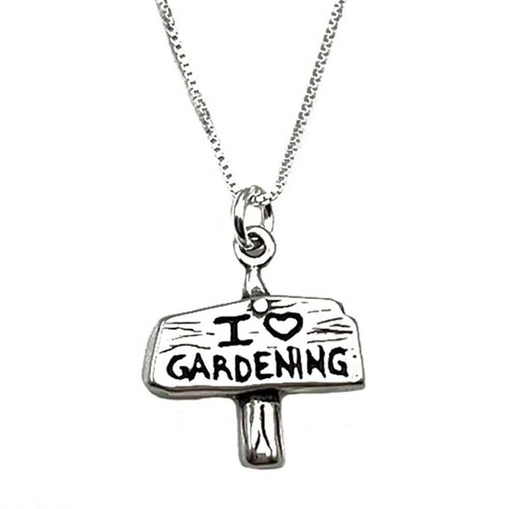 Gardening Sign Necklace-42811