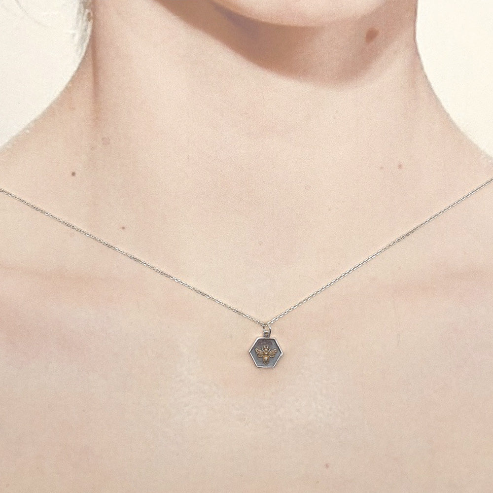 Honey Bee Necklace-6187