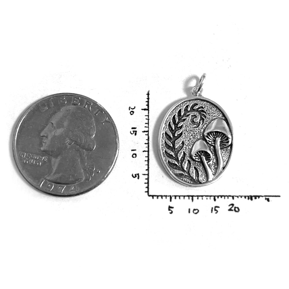 Fern & Mushroom Necklace-C124