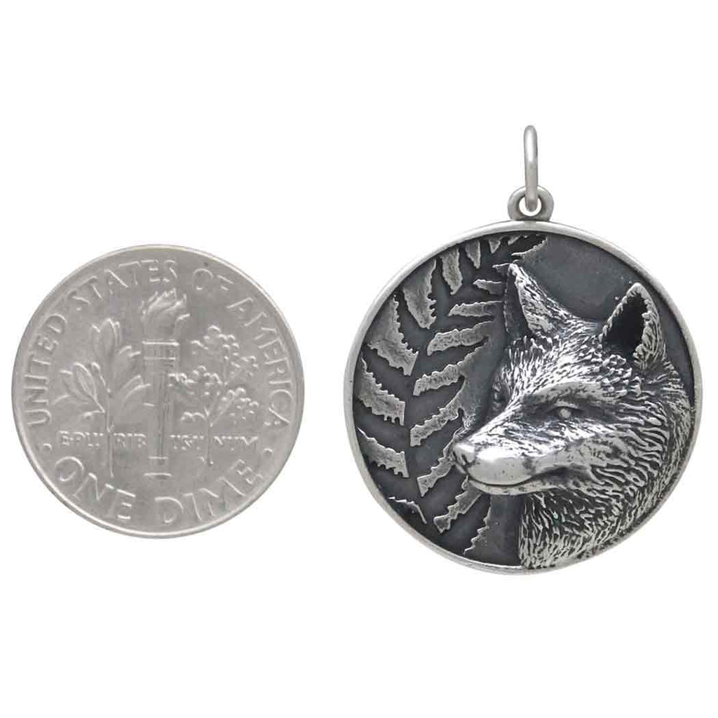 Fox and Fern Pendant-7146