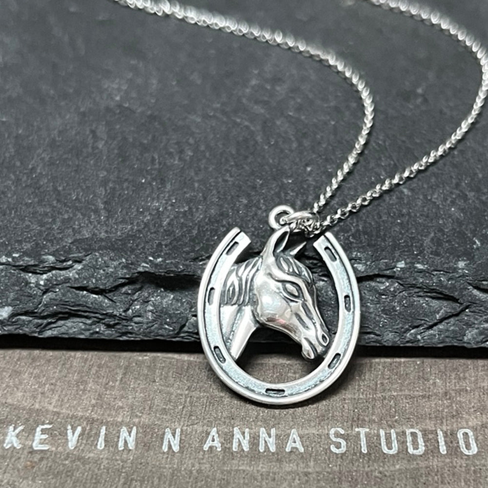 Horseshoe Necklace-#3440N