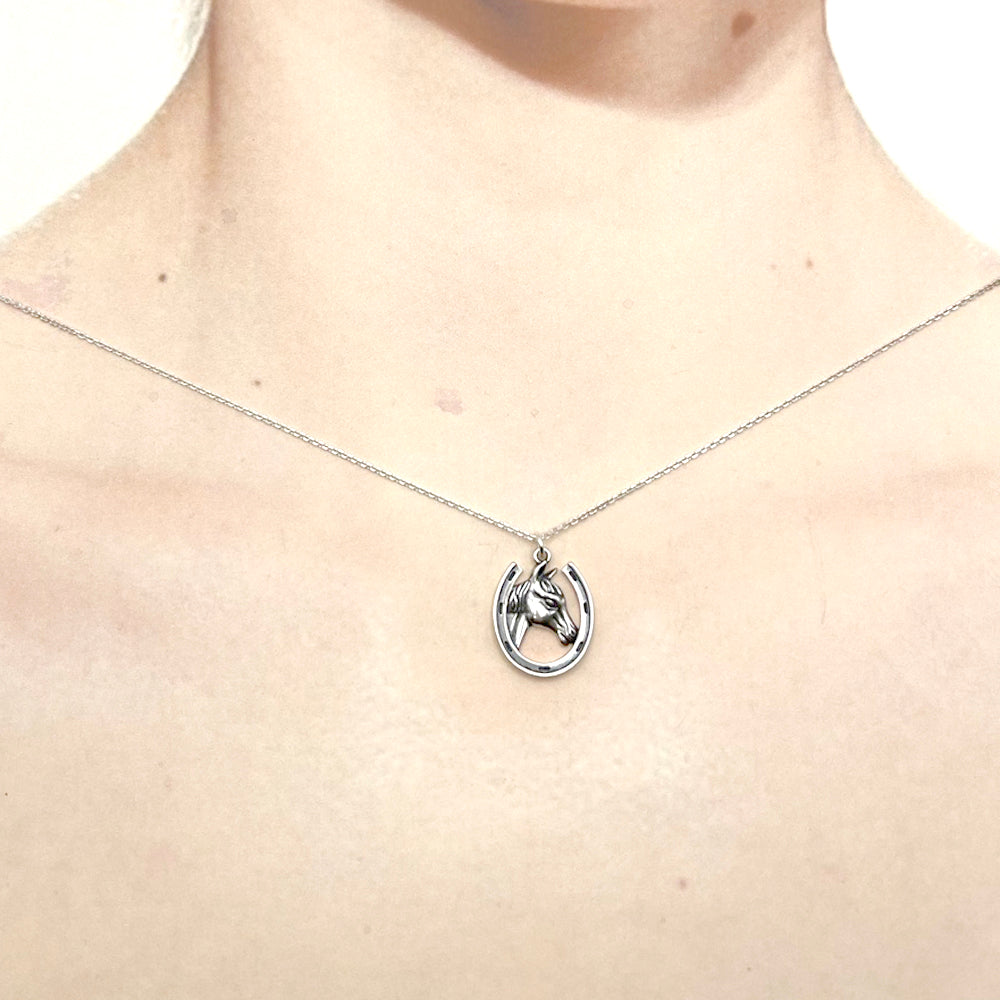 Horseshoe Necklace-#3440N