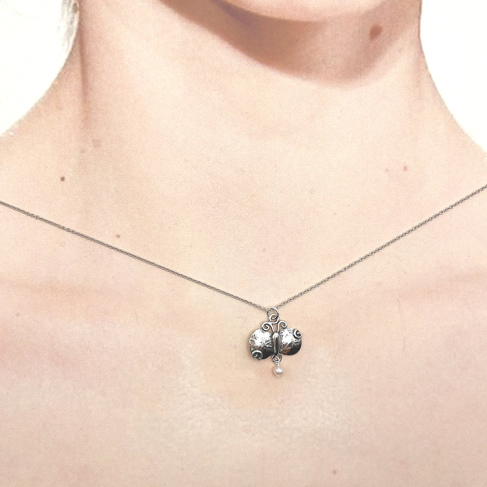 Butterfly Necklace-B12S