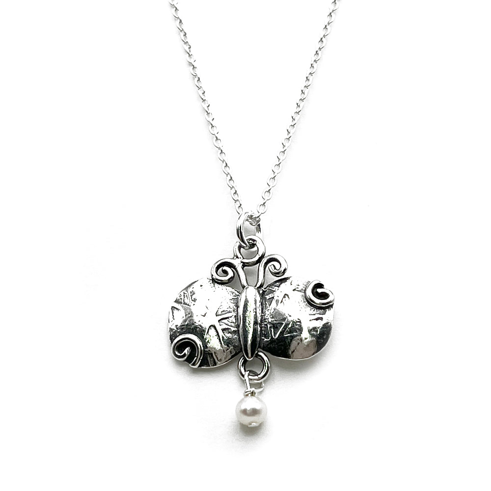 Butterfly Necklace-B12S