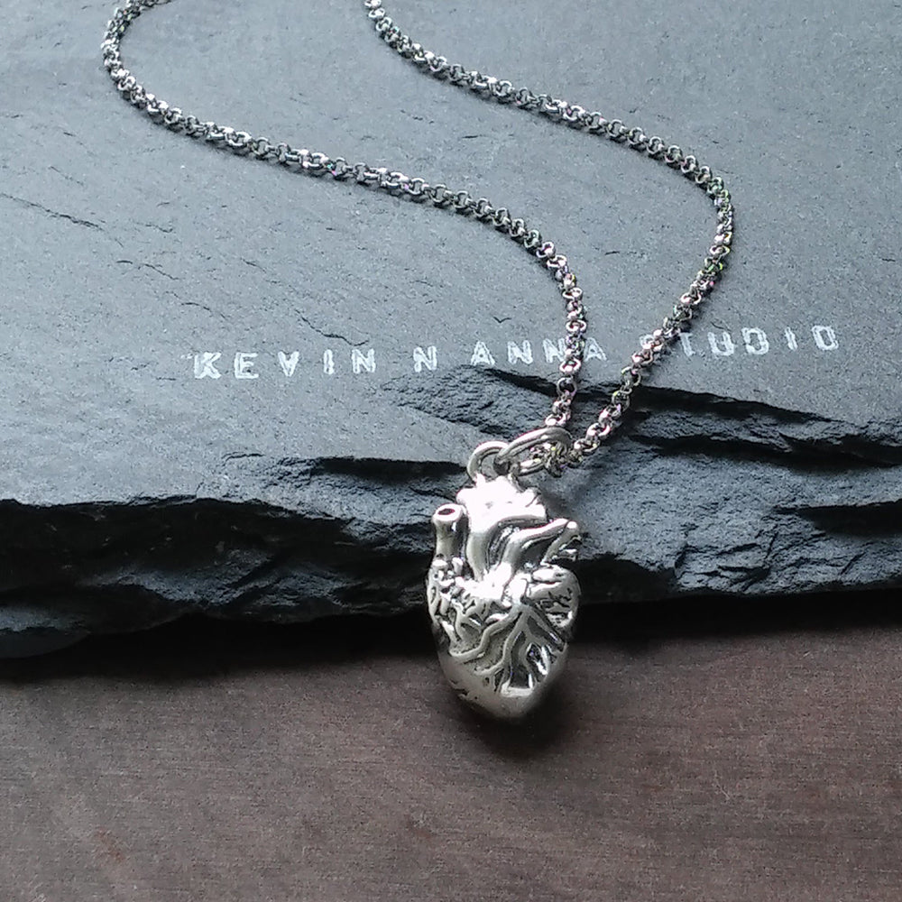 Heart Necklace (3D Anatomical) -C42
