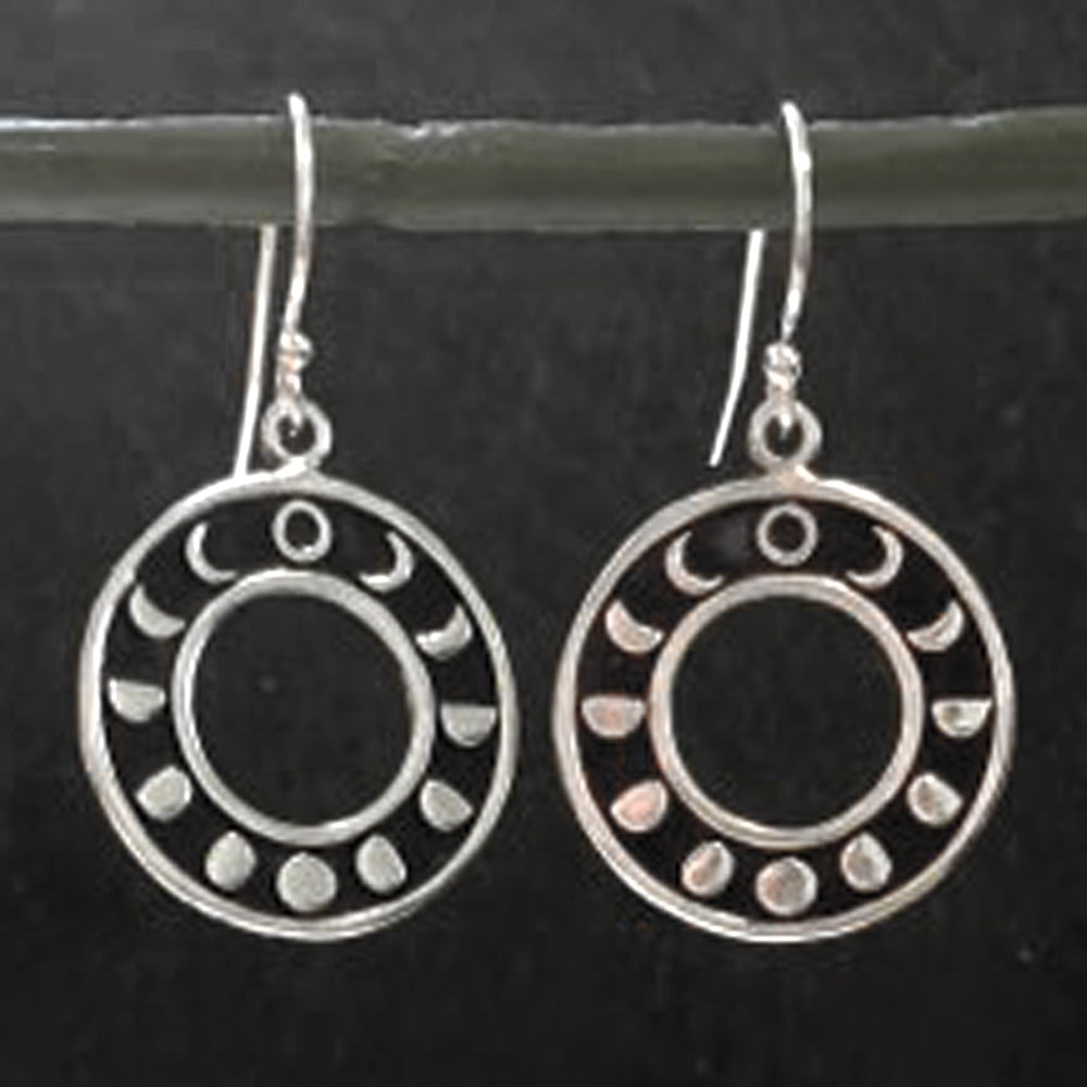 Moon Phase Earrings-C57E