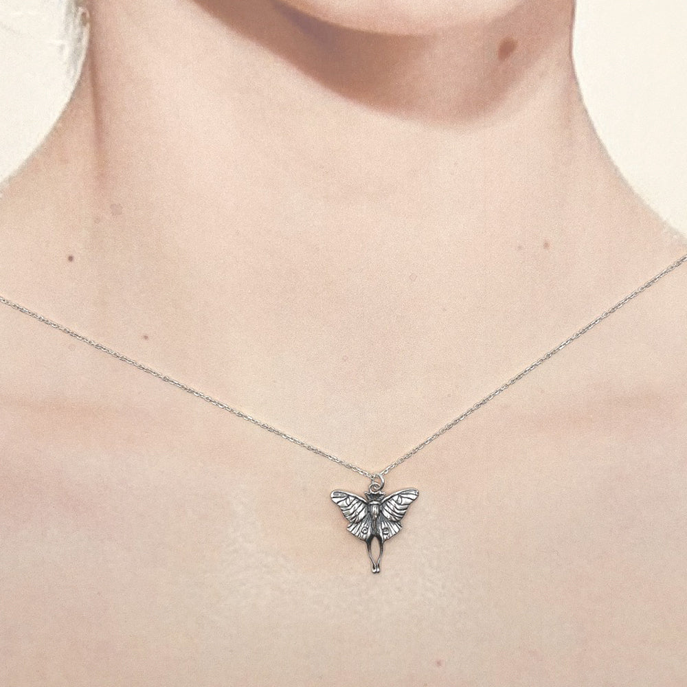 Luna Moth Necklace-C79