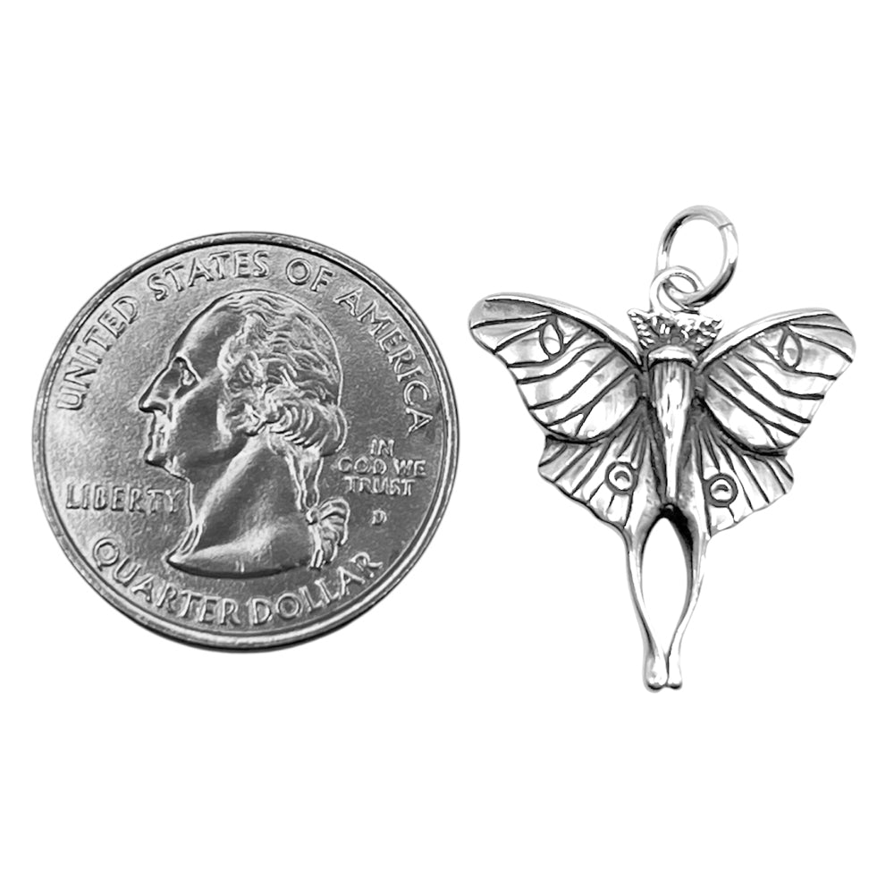 Luna Moth Charm-C79P