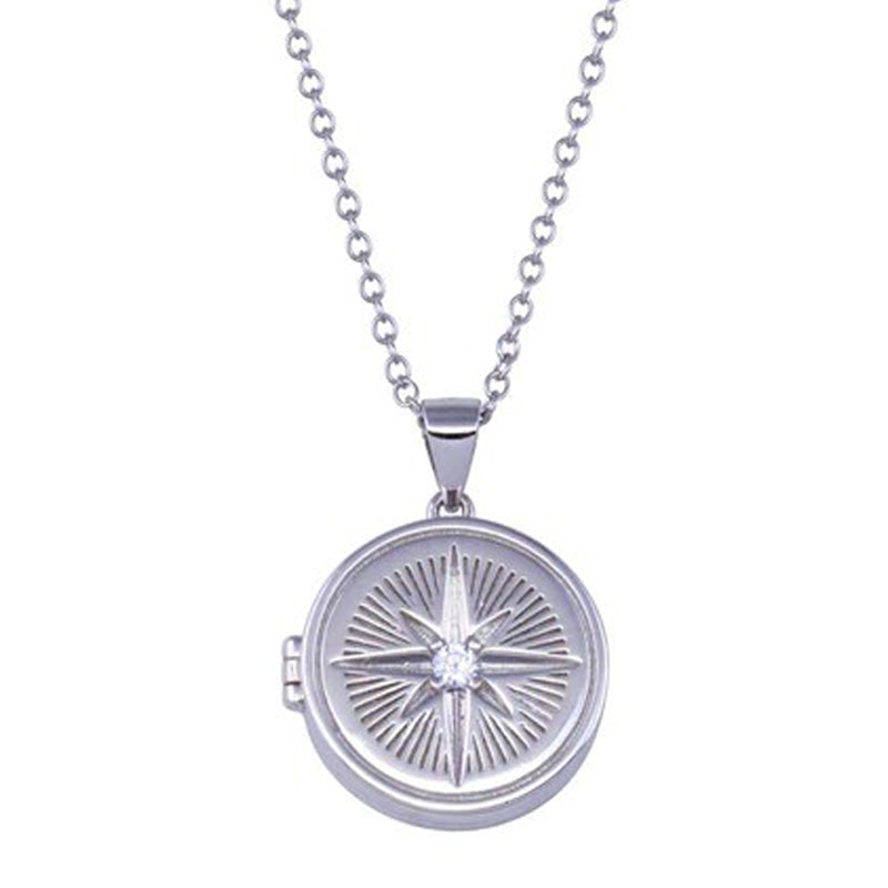 North star Locket Necklace-1820