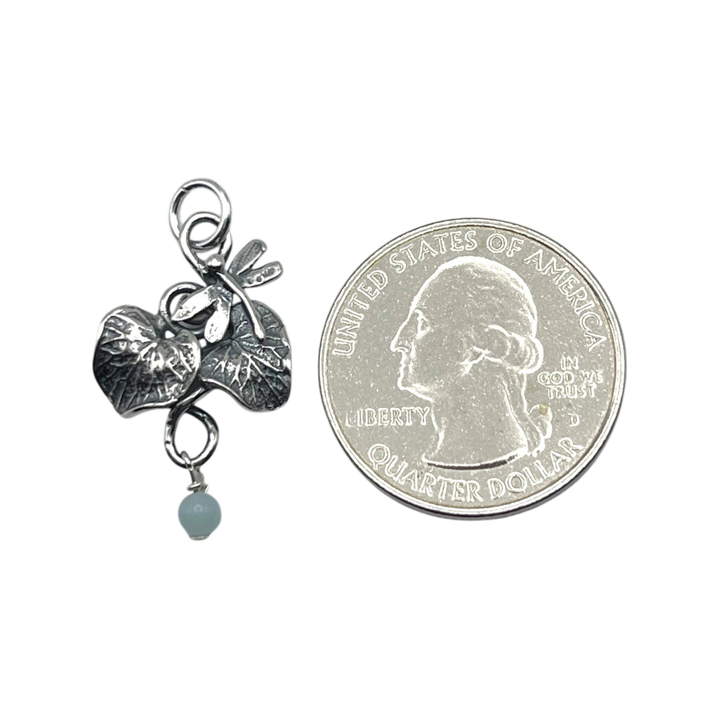 Dragonfly Leaf Charm-B10S