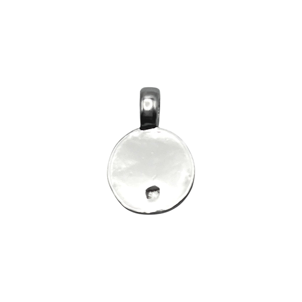 Hammered Round Disc Charm-V04