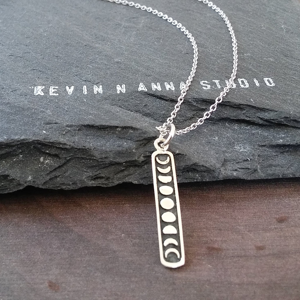 Moon Phase Necklace-C51 - Kevin N Anna