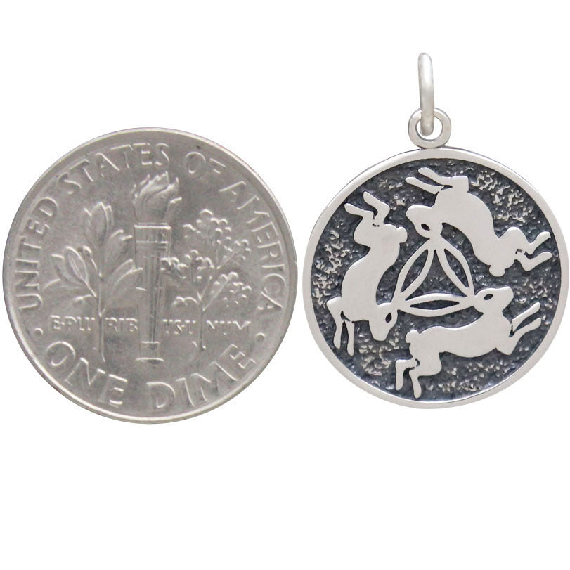 Three Rabbits Charm-1879