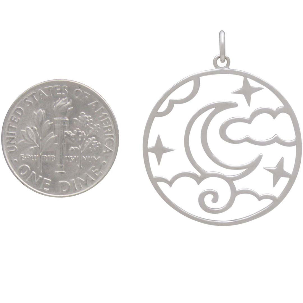 Openwork Night Sky Pendant-4184