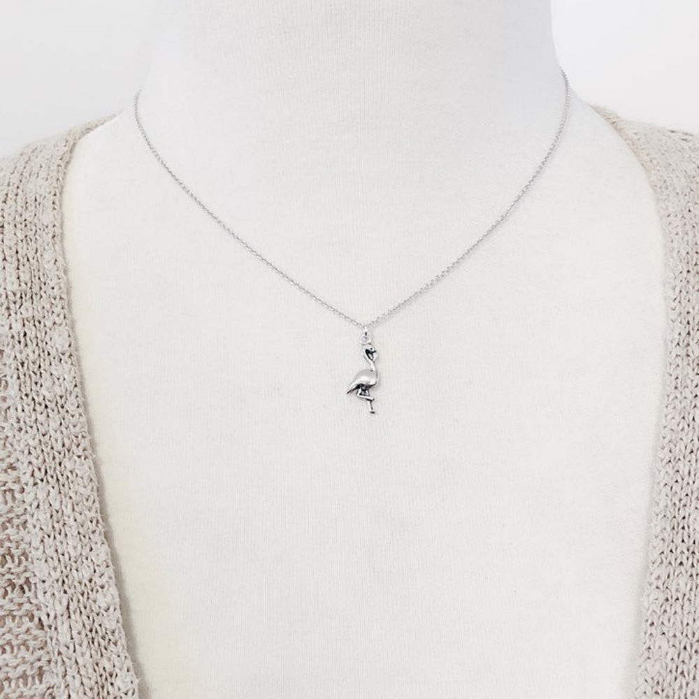 Flamingo Necklace-C90 - Kevin N Anna