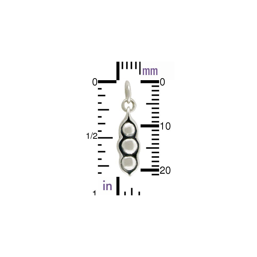 Three Peas in a Pod Charm-961