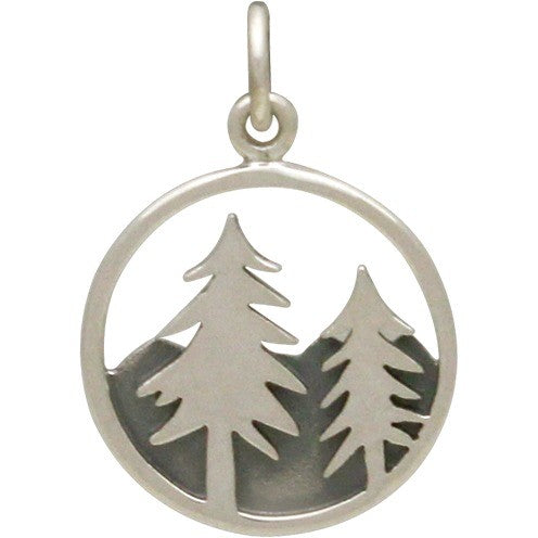 Tree and Mountain Necklace-1641 - Kevin N Anna