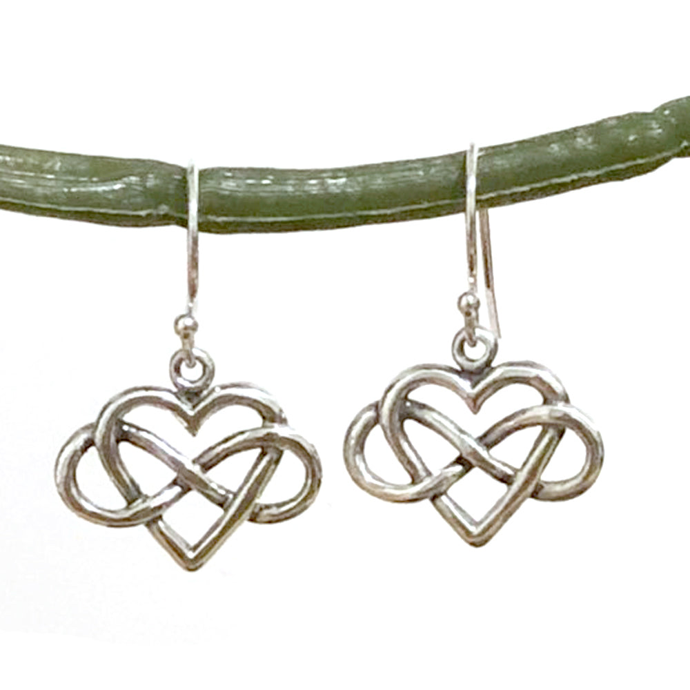 Infinity Heart Earrings-4589E