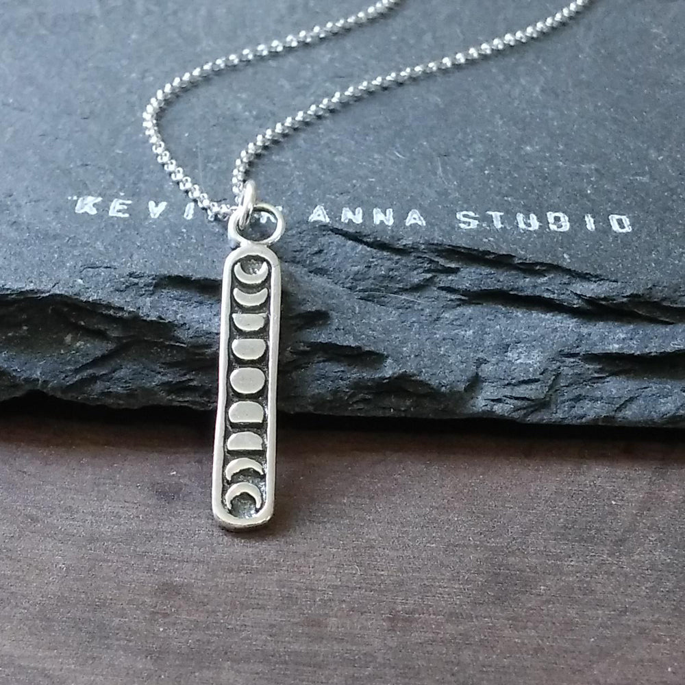 Moon Phase Necklace-C51 - Kevin N Anna