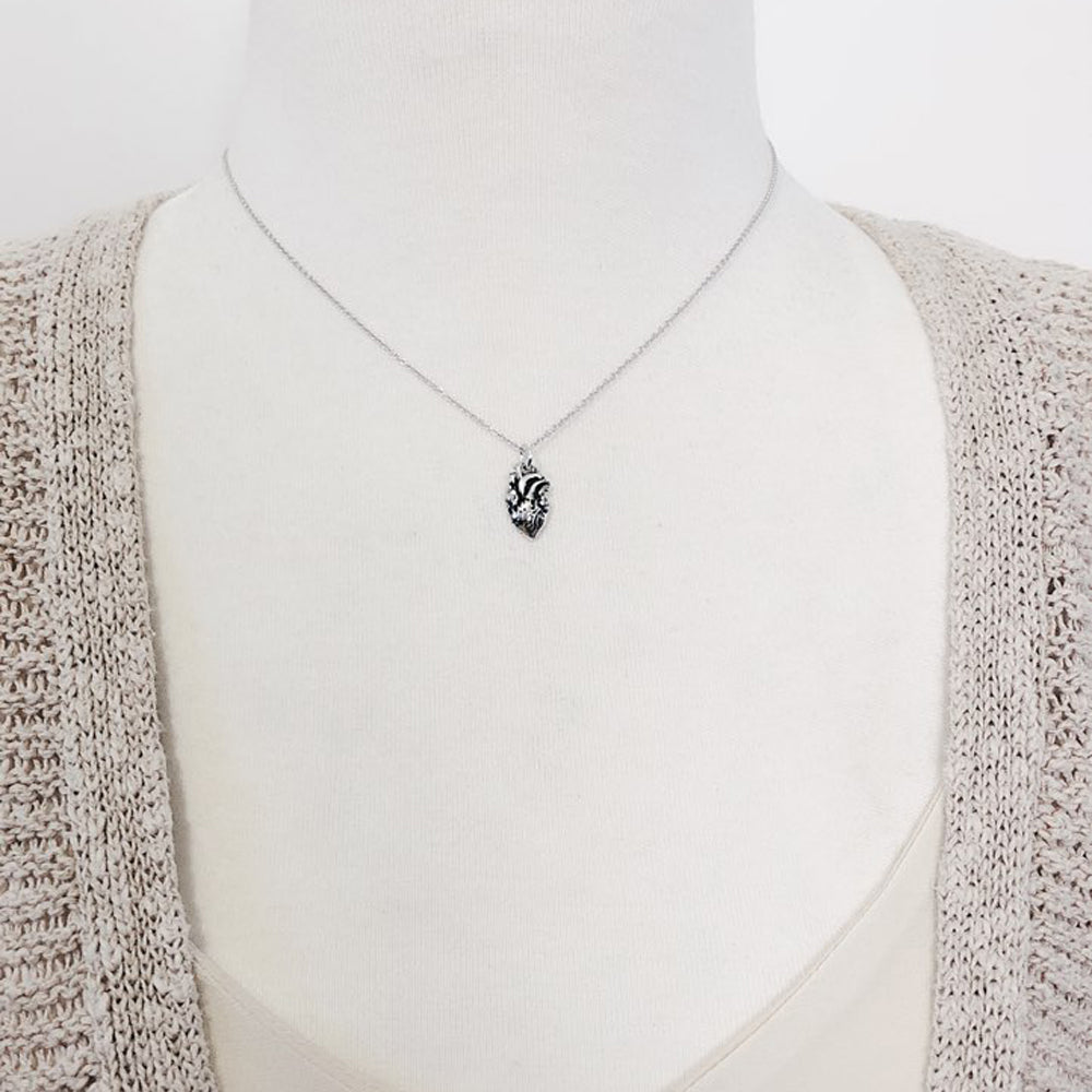 Heart Necklace (Anatomical) -C55 - Kevin N Anna
