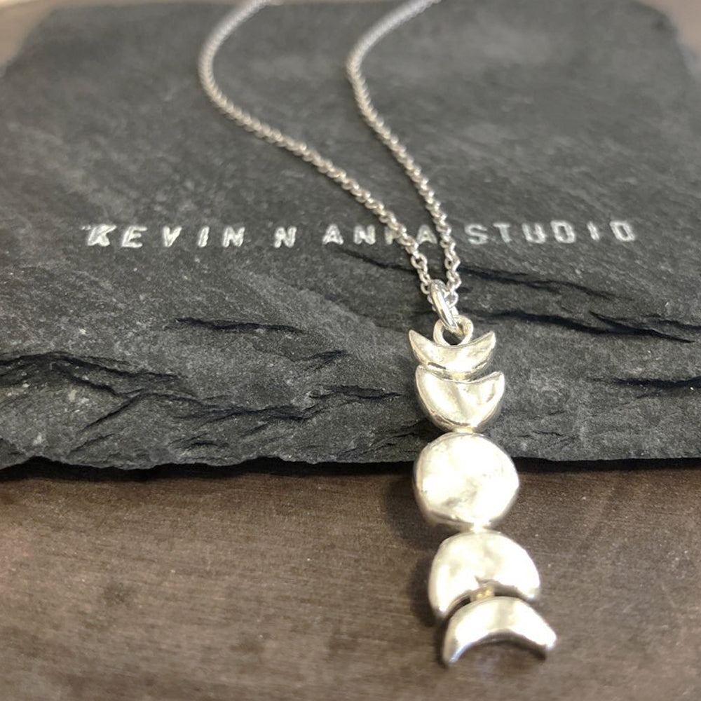 Moon Phase Necklace-C71 - Kevin N Anna