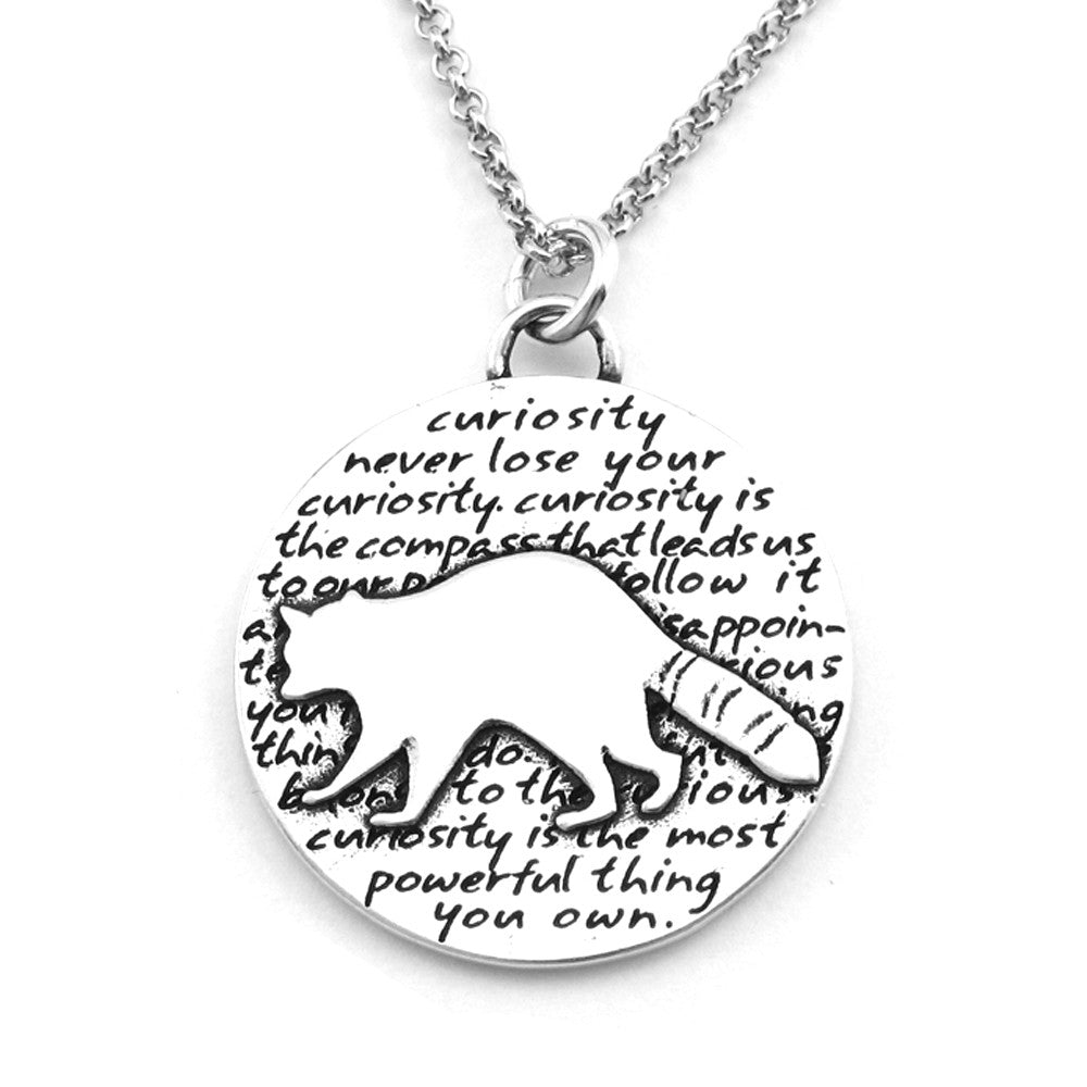 Raccoon Necklace (Curiosity)-D112