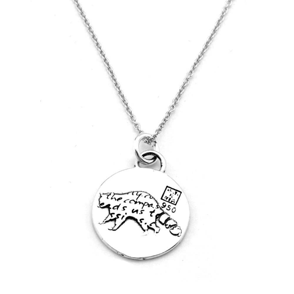 Raccoon Necklace (Curiosity)-D112SM - Kevin N Anna