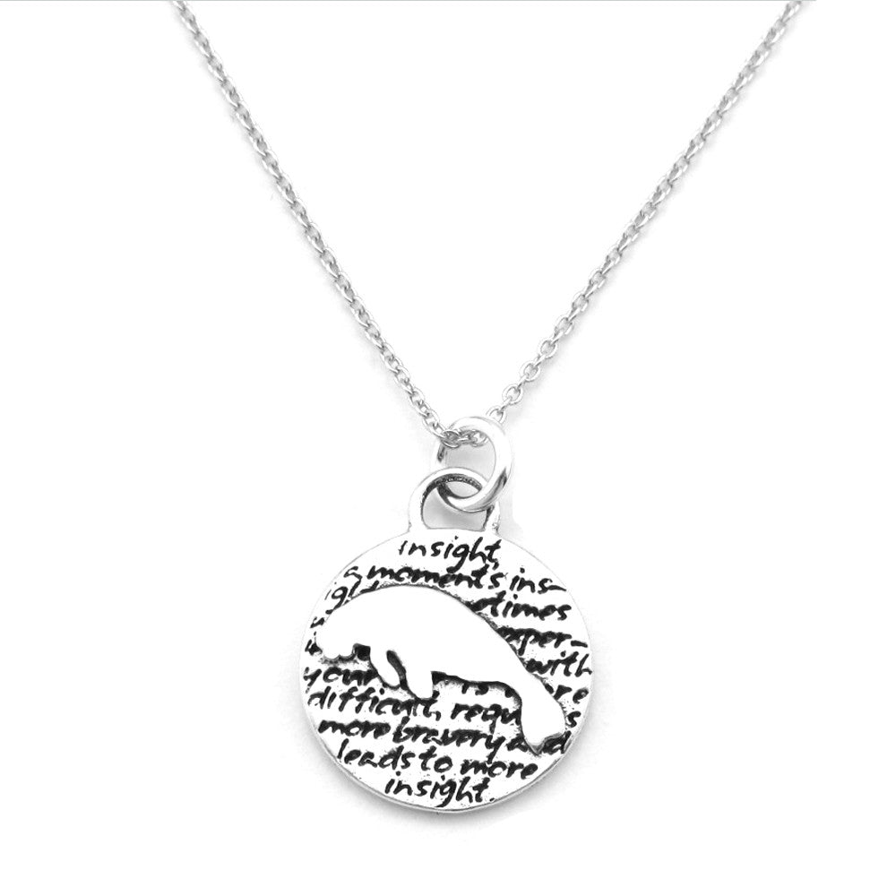 Manatee Necklace (Insight)-D113SM