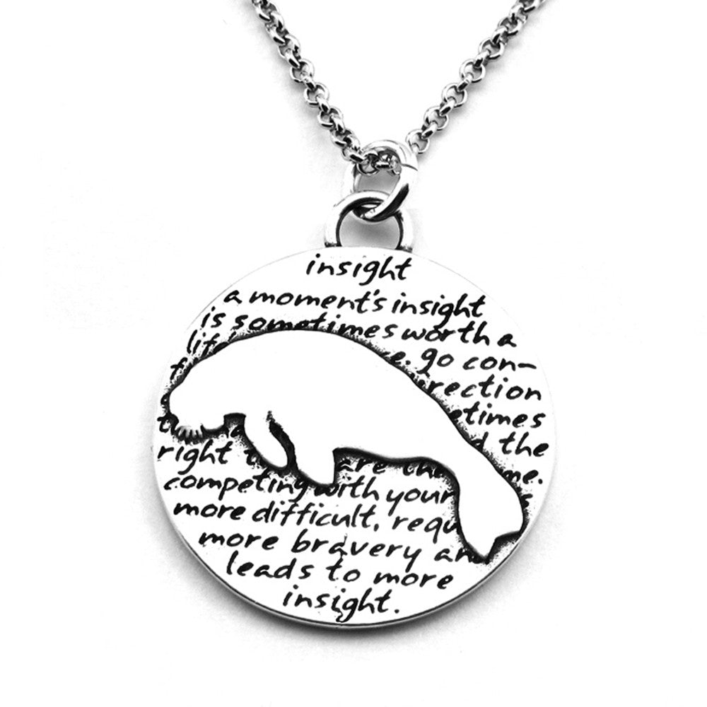 Manatee Necklace (Insight)-D113