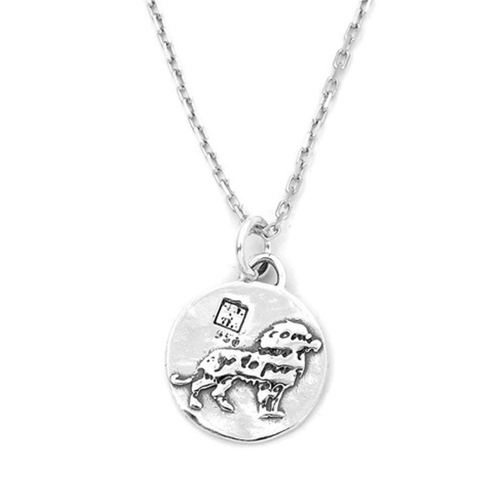Lion Necklace (Courage)-D92SM - Kevin N Anna