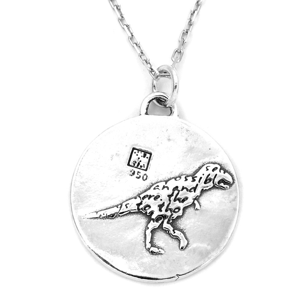 Dinosaur Necklace (Believe)-D95 - Kevin N Anna