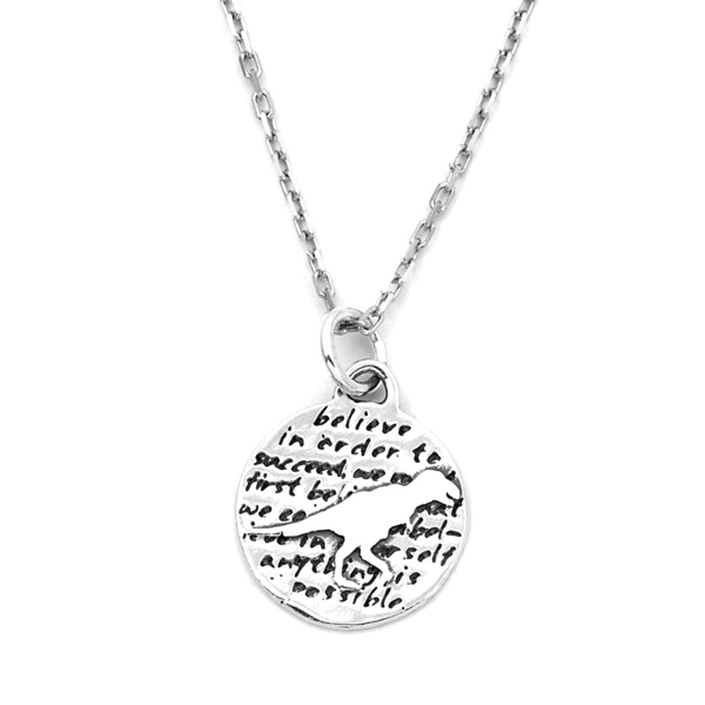 Dinosaur Necklace (Believe)-D95SM