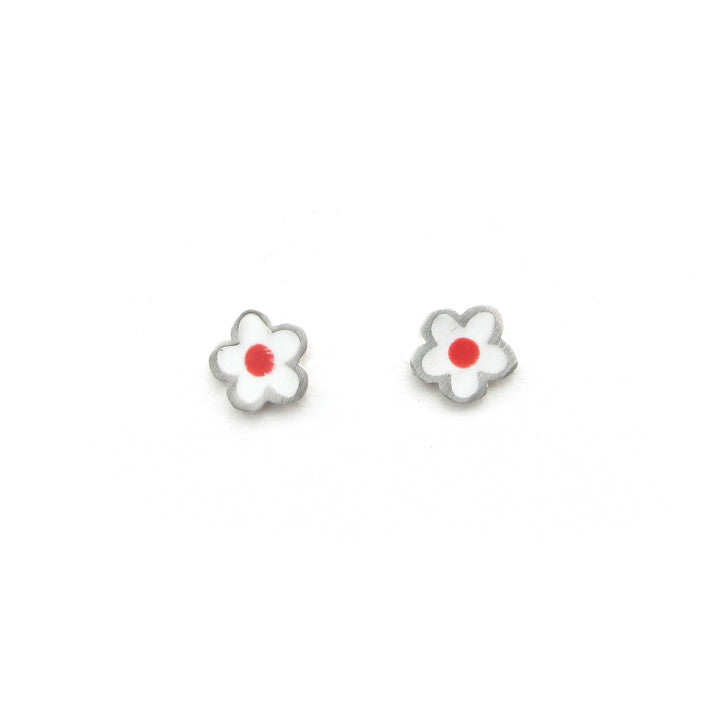 Flower Stud Earrings-FL - Kevin N Anna
