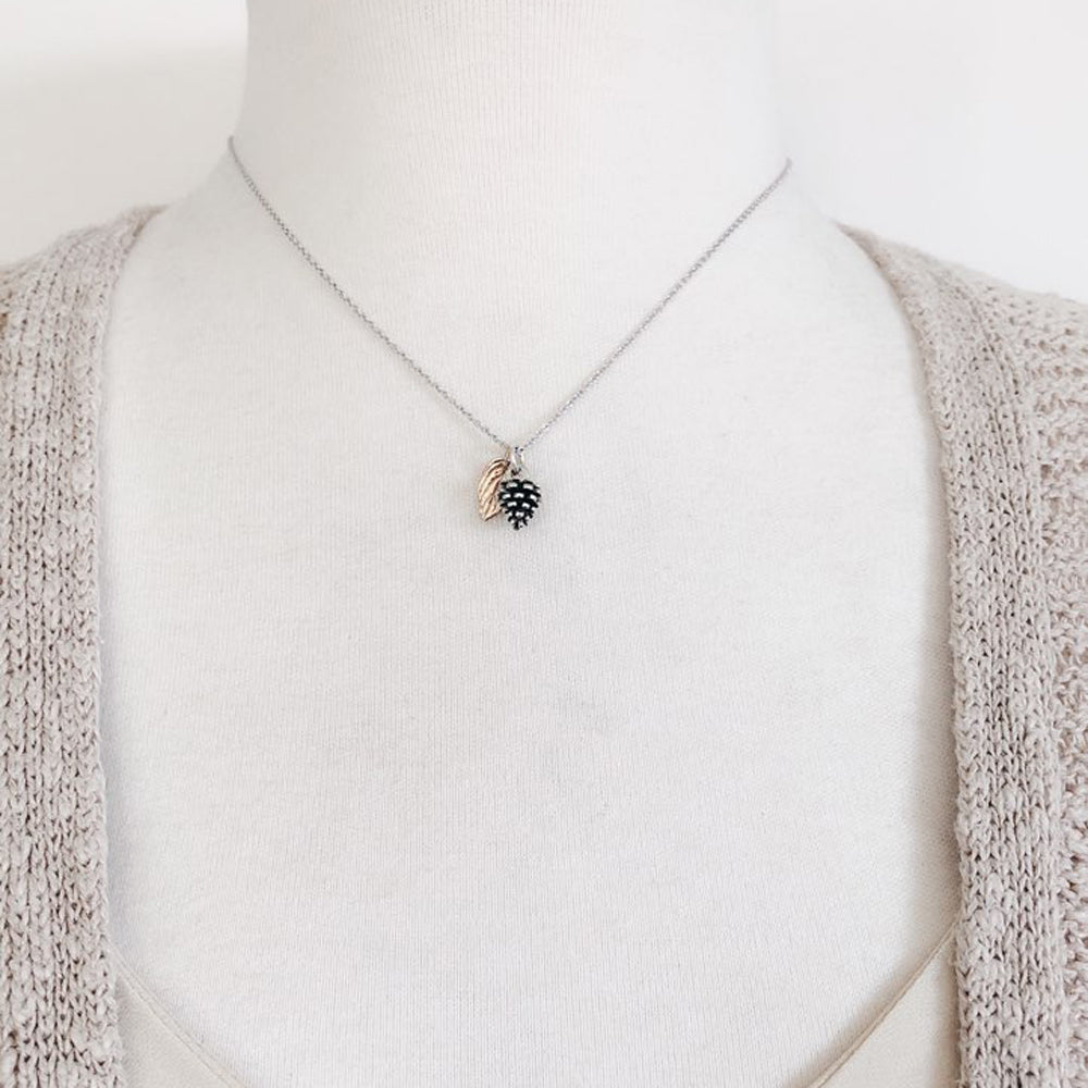 Pinecone Necklace-74407L - Kevin N Anna
