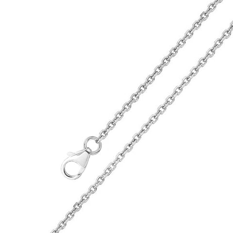 Sterling Silver 925 Gold Plated Anchor Chain (0.9mm) - 1364B GP