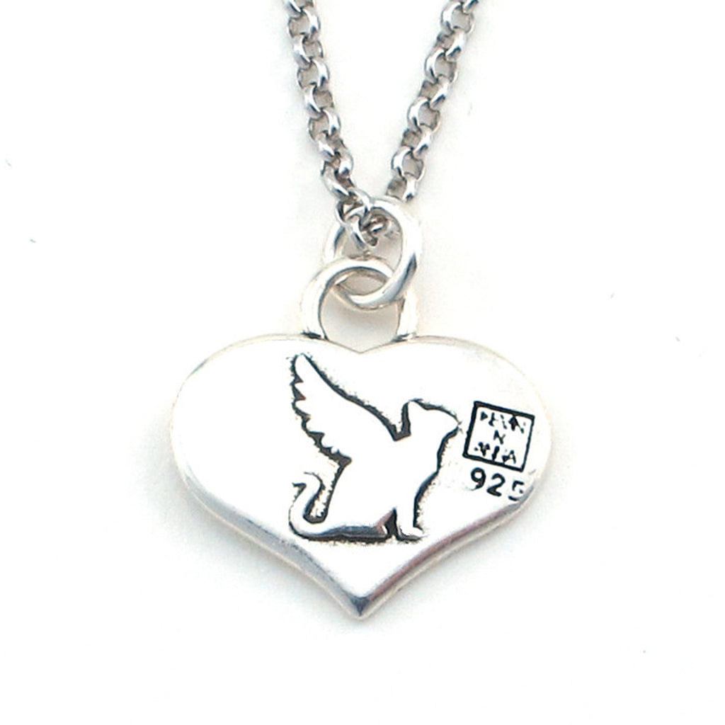 Angel Cat Necklace-W02