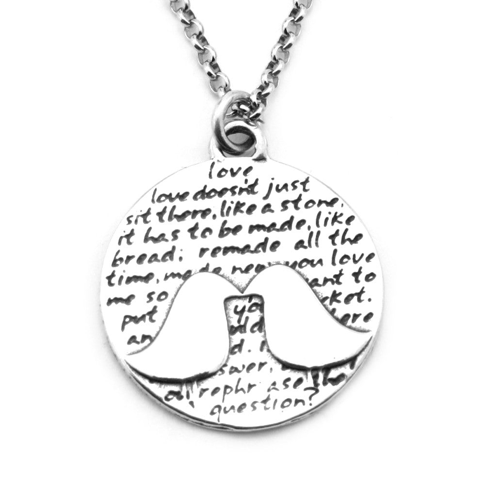 Kissing Birds Necklace (Love)-D06