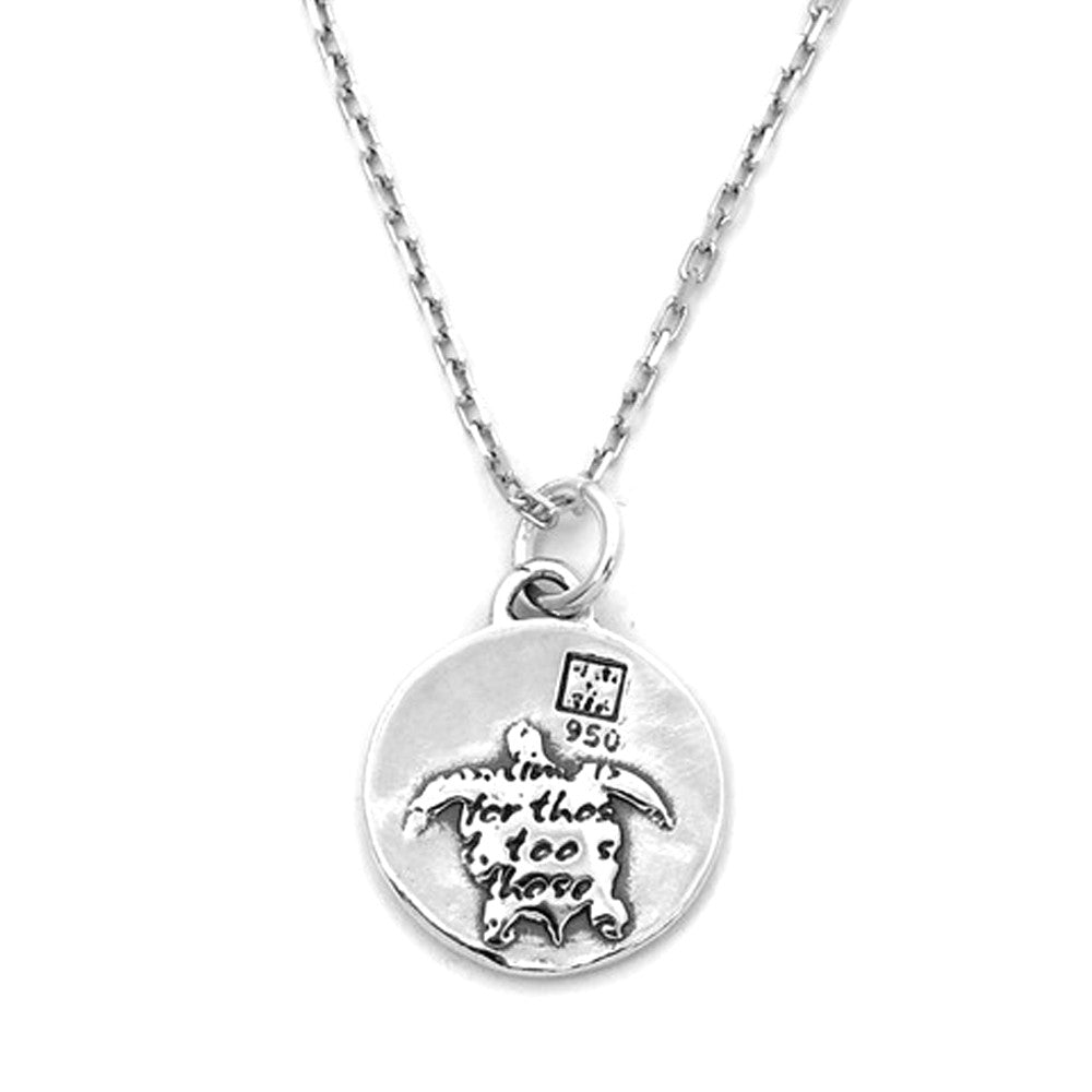 Turtle Necklace (Eternity)-D100SM - Kevin N Anna