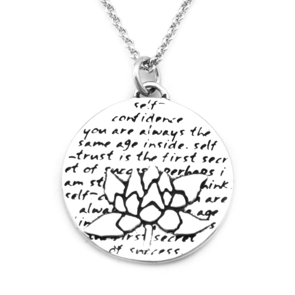Lotus Necklace (Self-confidence)-D12