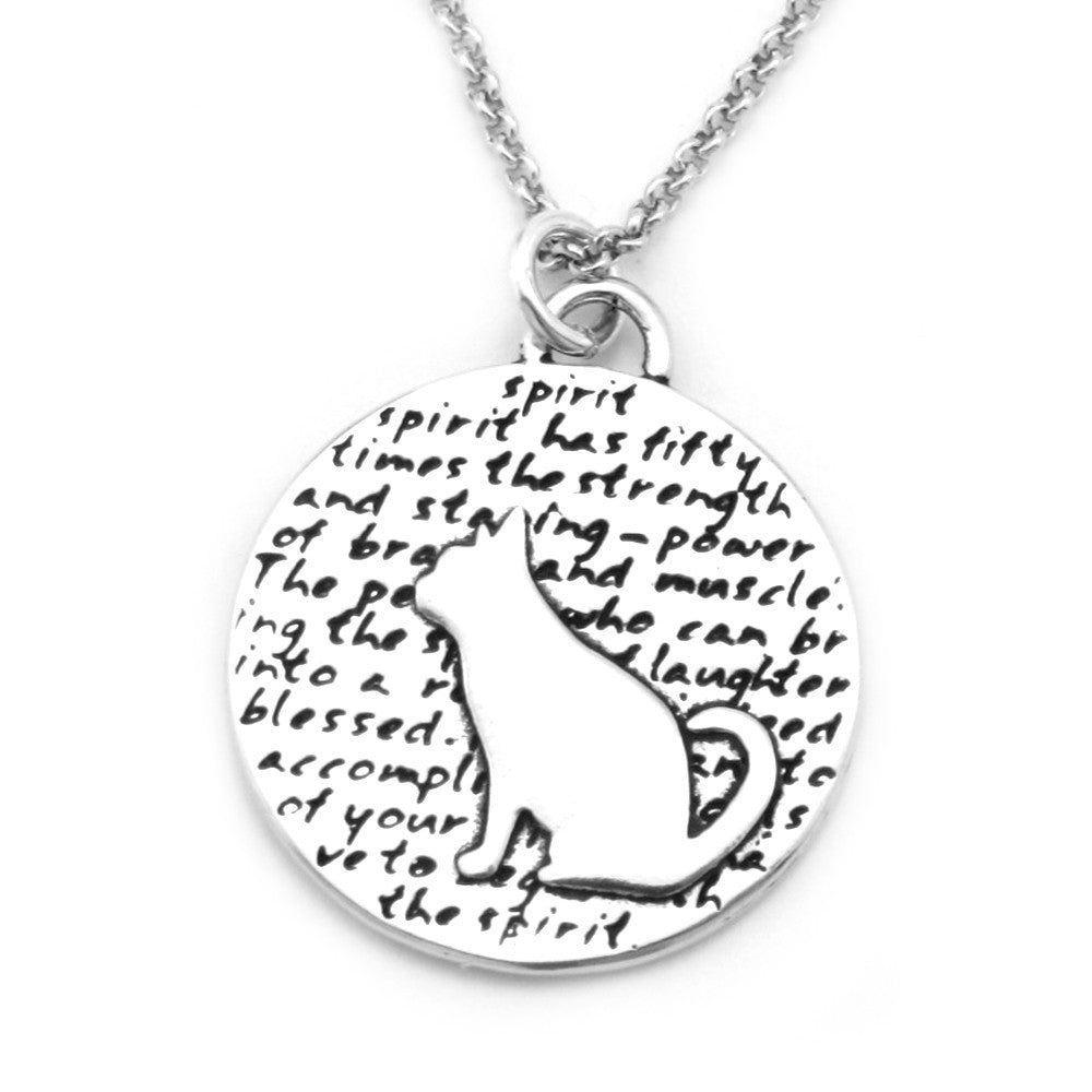 Cat Necklace (Spirit)-D31
