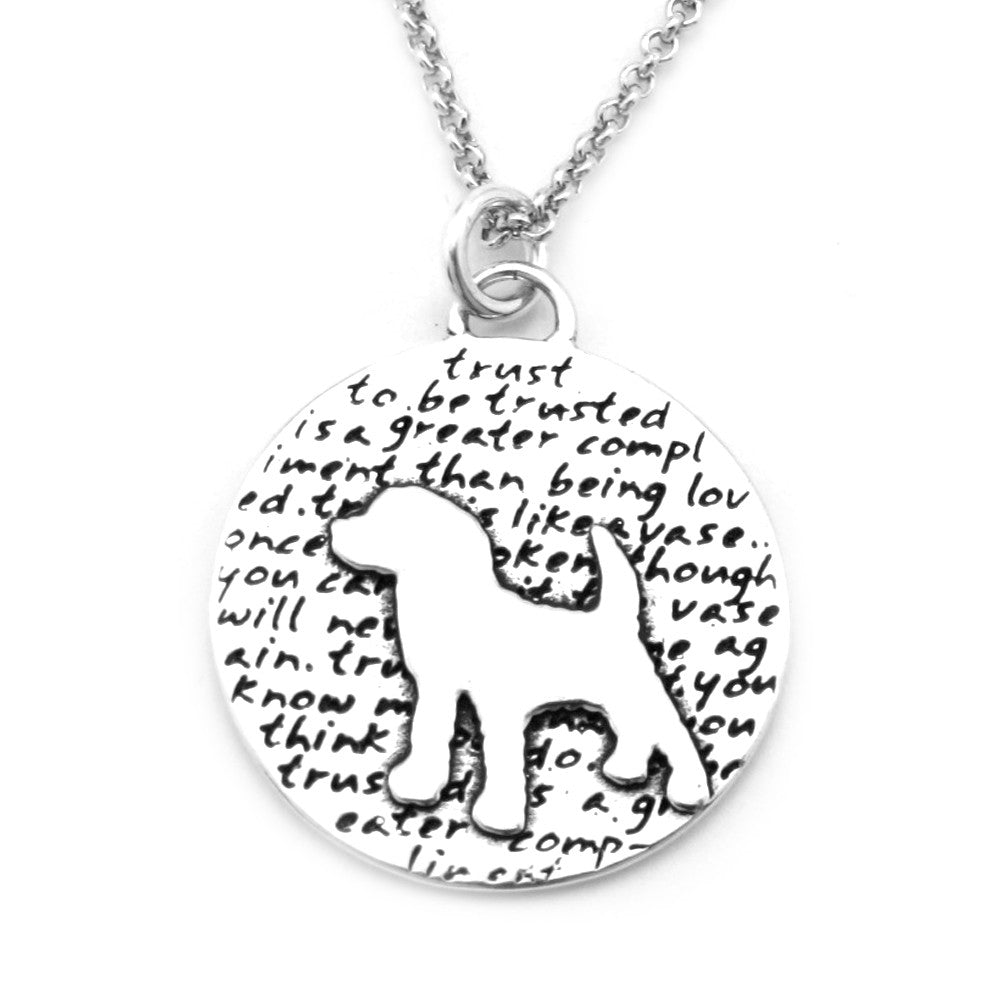 Dog Necklace (Trust)-D33