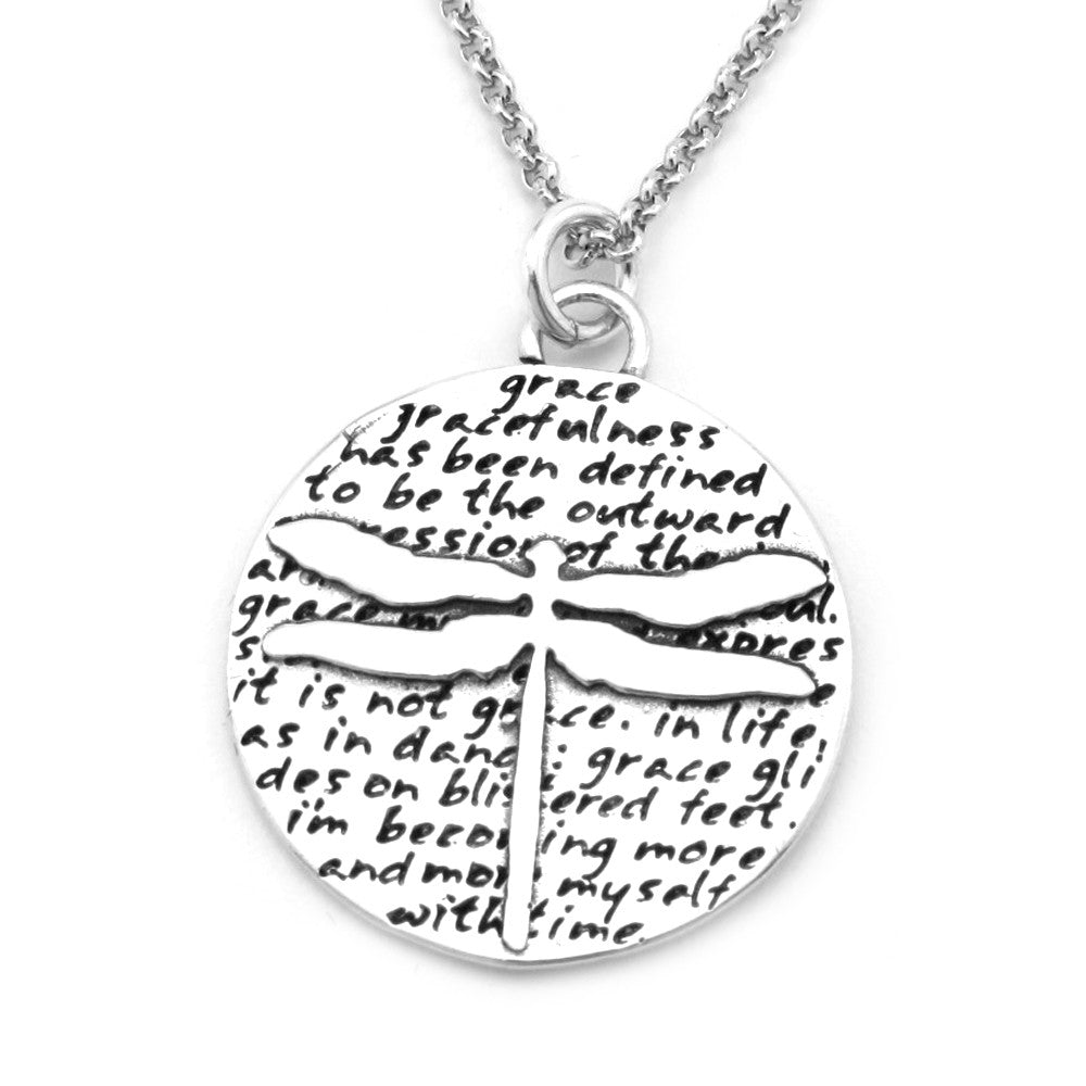 Dragonfly Necklace (Grace)-D34