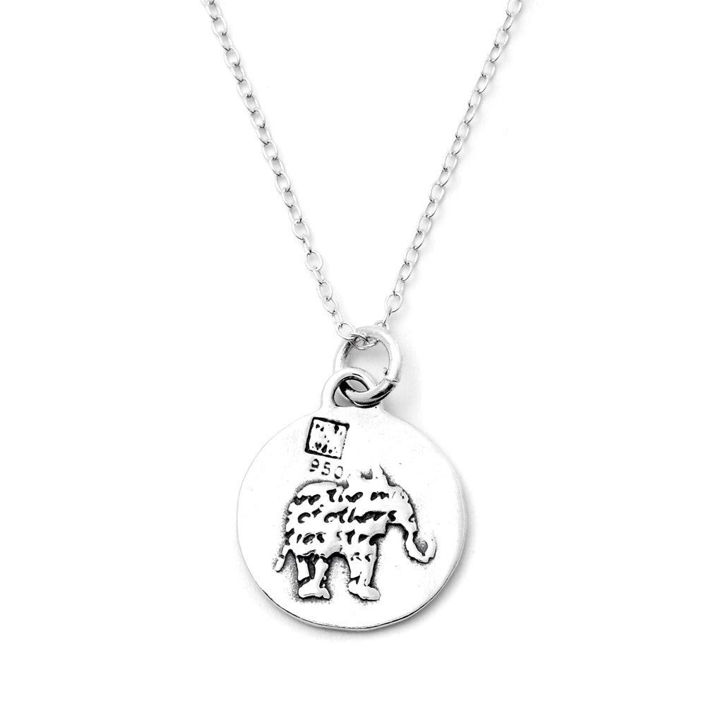 Elephant Necklace (Strength)-D36SM - Kevin N Anna