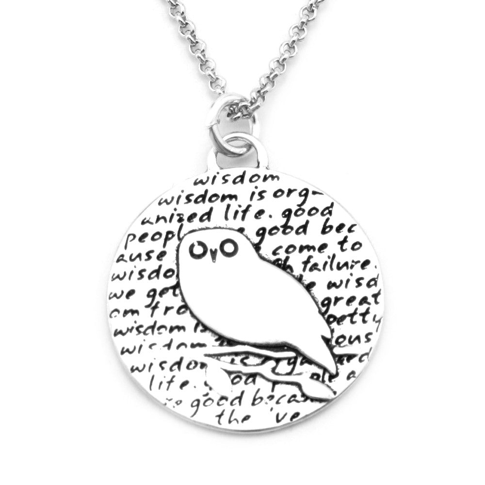 Owl Necklace (Wisdom)-D38